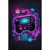 Depoba Couns Şönil Oyuncu Odası Halısı Kaymaz Pamuk Tabanlı Yıkanabilir Antibakteriyel Gamer, Gaming Halısı 140x200