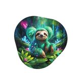 Depoba Croxy Şönil Oyuncu Odası Halısı Kaymaz Pamuk Tabanlı Yıkanabilir Asimetrik Gamer, Gaming Halısı 140x140