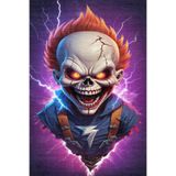 Depoba Dalton Şönil Oyuncu Odası Halısı Kaymaz Pamuk Tabanlı Yıkanabilir Antibakteriyel Gamer, Gaming Halısı 160x230