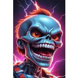 Depoba Fred Kadife Oyuncu Odası Halısı Kaymaz Pamuk Tabanlı Yıkanabilir Antibakteriyel Gamer, Gaming Halısı 160x230