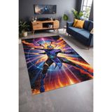 Depoba Magic Şönil Oyuncu Odası Halısı Kaymaz Pamuk Tabanlı Yıkanabilir Antibakteriyel Gamer, Gaming Halısı 200x300