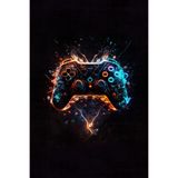 Depoba Patrick Kadife Oyuncu Odası Halısı Kaymaz Pamuk Tabanlı Yıkanabilir Antibakteriyel Gamer, Gaming Halısı 160x230