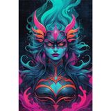 Depoba Vamps Kadife Oyuncu Odası Halısı Kaymaz Pamuk Tabanlı Yıkanabilir Antibakteriyel Gamer, Gaming Halısı 120x180