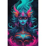 Depoba Vamps Kadife Oyuncu Odası Halısı Kaymaz Pamuk Tabanlı Yıkanabilir Antibakteriyel Gamer, Gaming Halısı 160x230