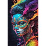Depoba Woman Kadife Oyuncu Odası Halısı Kaymaz Pamuk Tabanlı Yıkanabilir Antibakteriyel Gamer, Gaming Halısı 140x200
