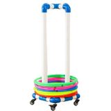 Depolama Standı, Hula Hoop Standı, 45 50 55 60 65 70 75 80 cm PVC Hula Hoop Stand Tutacağı, Hareketli Egzersiz Kasnağı Depolama Arabası, Okul Öncesi Okul Play Ro için Spor Fitness Çemberleri