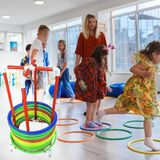Depolama Standı, Hula Hoop Standı, Okul Spor Salonu Egzersizi Hula Hoops Depolama Arabası, PVC Mobil Hula Hoop Stand Up Tutucular Standı, Ev Spor Salonu Düzenleyici Arabası, Hula Hoops için Teşhir