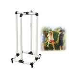 Depolama Standı,Hula Hoop Standı,Fitness Hoop Stand Up Tutucular,Hula Hoop Ekran Standı,Mobil Jimnastik Çemberler Organizatör,Hula Hoop için PVC Malzeme Spor Ekipmanları Sepeti