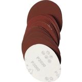 Depolife 115MM Cırtlı Zımpara Seti 40 Kum 80 Kum 120 kum 180 Kum 400 Kum 800 Kum 30 Adet Kuru Zımpara Seti