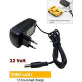 Depolife 12 Volt Şarj Adaptörü 2000 mAh Kapasiteli Şarjlı Matkaplar İçin Taşınabilir Çözüm
