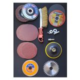 Depolife 20 Parça Spiral Avuç Taşlama Spiral Cırt Zımpara Ahşap Inox Metal Mermer Kesici Kesme Flap Disk