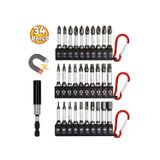 Depolife 34 Parça Manyetik Hex Bits uç takımı Yıldız Alyan Düz bits Yıldız Bits Yıldız Alyan uzatma Adaptörlü