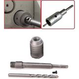 Depolife 35 mm Beton Delik Sondaj Pancı Kırıcı Delici Için Elmaslı Karot Testere Matkap Ucu Sds Adaptörlü Şaft
