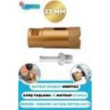 Depolife 38 Mm Granit Mermer Fayans Beton Taş Delme Panç Spiral Avuç Taşlama Matkap Uyumlu Uç M14 Aparat