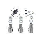 Depolife 3/8mm Kaplin Vida Seti Okul Proje Ödev Hobi Uygulama Motor Mandren Için 5MM-8MM-10MM Mil 3 Adet