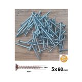 Depolife 5x60mm Sunta Vidası Burgulu Yıldız Başlı Ahşap Vidası Seti 50 Adet