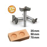 Depolife Ahşap Delme Panç Seti 35MM 50MM 70MM 3llükarot Set Matkap Freze Ucu Menteşe
