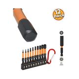 Depolife Alyan anahtar Set Hex Bits uç takımı Manyetik uzatma Adaptörlü 12 Parçalı Set