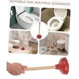 Depolife Banyo Lavabo sifon klozet wc pompası güçlü Kaucuk Vakum pompa Evye Pisuvar Tıkanıklık Açma Pompası 50x16cm
