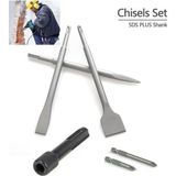 Depolife Beton Kırma Delme Raspalama Sds Plus Hilti Uç Seti Bits Vidalama Adaptörü Ve Uc Keski Murc Takımı