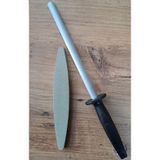 Depolife Bıçak Bileme Oval Masat Ve Bileme Taşı Satır Nacak Bileme Yassı 37Cm Masat Tırpan Taşı Seti