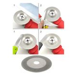 Depolife Bıçak Satır Makas Balta bileme diski 100mm Elmaslı eğeleme disk avuç taşlama spiral uyumlu disk, Depo-0016