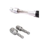 Depolife Bits Lokma Adaptörü Matkap Soket Adaptörü Hex Shank Soket El Lokma Seti (3/8 1/2) 2Li Set