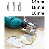 Depolife Cam Fayans Mermer Granit Porselen Delme Pancı Boru Tipi Elmas Karot Uç 14Mm 16Mm 18Mm (3Lü)