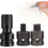 Depolife Darbeli Matkap Ucu Adaptör Seti 1/4 3/8 1/2 Altıgen Şaft Adaptörü, 1/2 Tahrik 1/4 Altıgen Bits Dönüş