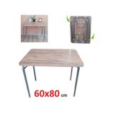 Depolife Depolife Katlanır Ayaklı Mutfak Balkon Yemek Çalışma Masası Ceviz (464145362)