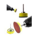 Depolife Dremel Tarzı Mini Kalıpcı Vız Vız Için 5Cm Ve 2.5Cm Cırtlı Zımpara Pedi Zımpara Tabanı Seti 4 Parça