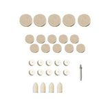 Depolife Dremel Vb. Uyumlu 30 Parça Keçe Mandren Seti
