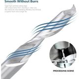 Depolife freze için kesim tek flüt karbür End Mill 1,6mm CNC uç Spiral yönlendirici alüminyum bakır ahşap MDF