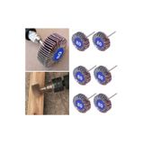 Depolife Gravür Makinası Cihazlar Için Mop Flap Disk Zımpara Seti 6Lı 3Mm Sap Çoklu Yaprak Zımpara Takımı