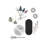 Depolife gravür Makinesi Vız Vız Makinaları Için Kesici Mini Disk Seti Tel Fırça Kum Zımpara 20 Parça