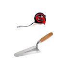 Depolife Inşaatcı Harç Malası Sıvacı Malası 22Cm 3 Metre 2Li Set
