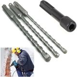 Depolife Kırıcı Delici Hilti Için Sds Plus Elmas Uçlu 3lü Matkap Ucu Seti Sds Vidalama Bits Adaptör