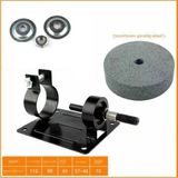 Depolife Matkap ile Bıçak Satır Bileme Aparatı ve 70 mm Bileme Değirmen Taşı Seti Masa Montajlı Stand