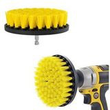 Depolife Matkap Uyumlu Temizleme Temizlik Fırçası Halı Ev Araç Sanayi Temizlik Fırçası 10cm Oval Pimli Fırça