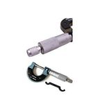 Depolife Mekanik Mikrometre Kalınlık Ölçer Hassas Ölçüm Kumpas 0-25 Mm 0.01 Mm Ölçme Gri