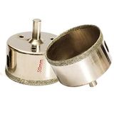 DepoLife Mermer Granit Fayans Cam Yuvarlak Delme Panç Elmas Uç Yuvarlak Açma Karot 5cm 50mm