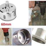 DepoLife Mermer Granit Fayans Cam Yuvarlak Delme Panç Elmas Uç Yuvarlak Açma Karot 6cm 60mm