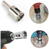 Depolife Mermer Granit Fayans Porselen 18Mm Cam Yuvarlak Delme Pancı Elmas Uçlu Delik Açma Karot Matkap Ucu