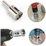 Depolife Mermer Granit Fayans Porselen Cam 20 mm Yuvarlak Delme Pancı Elmas Uçlu Delik Açma Karot Matkap Ucu