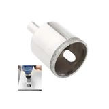 Depolife Mermer Granit Fayans Porselen Cam 32Mm Yuvarlak Delme Pancı Elmas Uçlu Delik Açma Karot Matkap Ucu