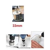 Depolife Mermer Granit Fayans Seramik Cam Delme Elmas Uç 33mm Karot Matkap Uç
