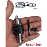 Depolife Motor Için 10mm Mandren ve 5mm (3/8) Kaplin Adaptör Seti Okul Proje Ödev Hobi Uygulama