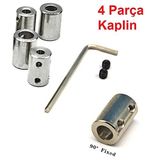 DepoLife Motor için kaplin 4 parça 3mm 4mm 5mm 6mm şaft kaplini 4 Parça set Oul Proje Ödev Uygulama Hobi