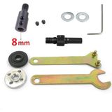 Depolife Motor Kaplini ve Matkap Için 2li Disk Bağlama Adaptör Aparat Seti Okul Proje Ödev Uygulama Arge - 8mm