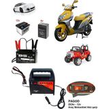 Depolife Motosiklet Araç Tekne Aküleri Pilli çocuk arabaları için Akü Şarj Cihazı 6/12 V 6 Amper Led Gösterge